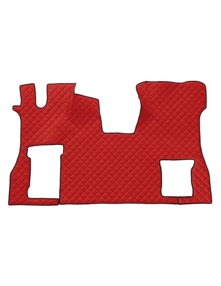 Tappeto camion similpelle imbottito Rosso Scania S no tunnel pieghev dal