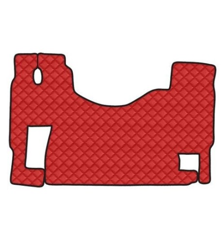 Tappeto camion similpelle imbottito Rosso Mercedes Actros MP2 MP3 sedile fi