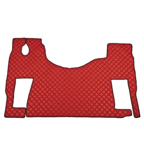 Tappeto camion similpelle imbottito Rosso Mercedes Actros MP2 MP3 sedile ro