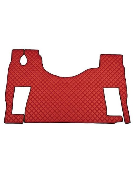 Tappeto camion similpelle imbottito Rosso Mercedes Actros MP2 MP3 sedile ro
