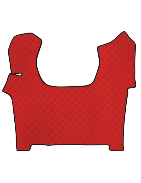 Tappeto centrale camion in similpelle imbottito Rosso Iveco S Way 2019 20