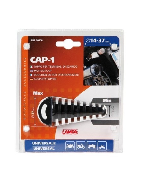 Tappo per terminali moto da 14 a 37mm