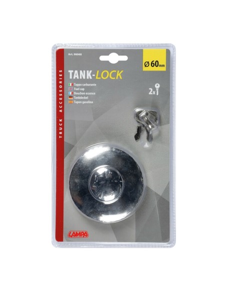 Tappo serbatoio camion con serratura Diametro 60mm