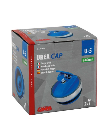 Tappo U5 con chiave per serbatoio attacco baionetta urea camion 80mm