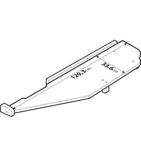 Tavolino lungo per cruscotto su misura Truck Mercedes Actros MP4 MP5