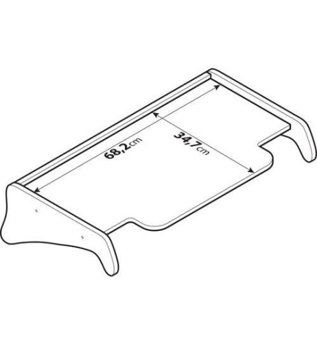 Tavolino per cruscotto su misura Truck Man TGA 1999 2010 cabina XXL