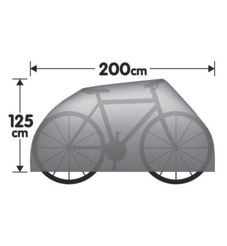 Telo copribicicletta impermeabile protettivo lavabile 200x125cm