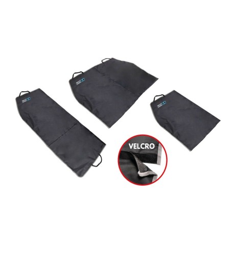 Telo di protezione posteriore per interno auto universale 155x140cm 4 sezio
