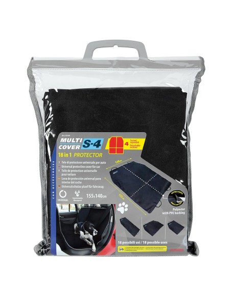 Telo di protezione posteriore per interno auto universale 155x140cm 4 sezio