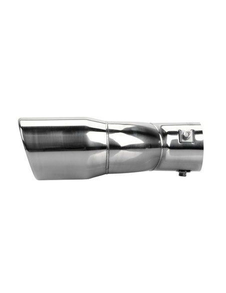 Terminale scarico universale inox doppio TS 73 37 60mm