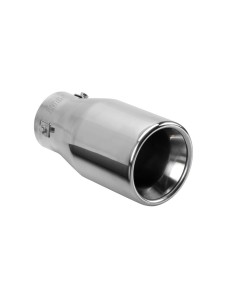Terminale scarico universale inox singolo TS 72 48 73mm