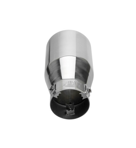 Terminale scarico universale inox singolo TS 72 48 73mm