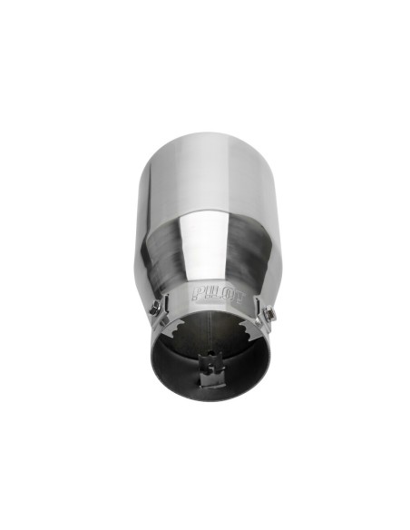 Terminale scarico universale inox singolo TS 72 48 73mm