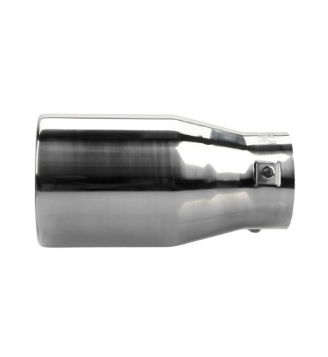 Terminale scarico universale inox singolo TS 72 48 73mm