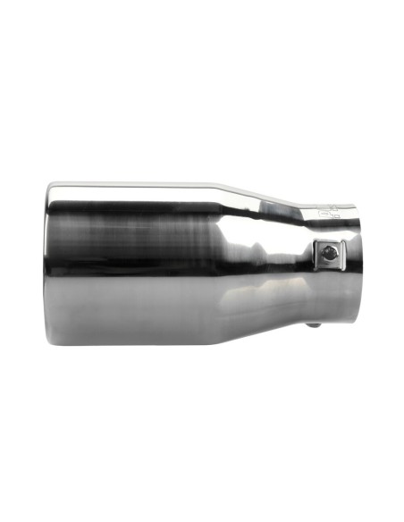 Terminale scarico universale inox singolo TS 72 48 73mm