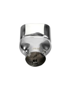 Terminale scarico universale inox singolo TS 74 41 63mm 2