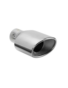 Terminale scarico universale inox singolo TS 76 37 60mm