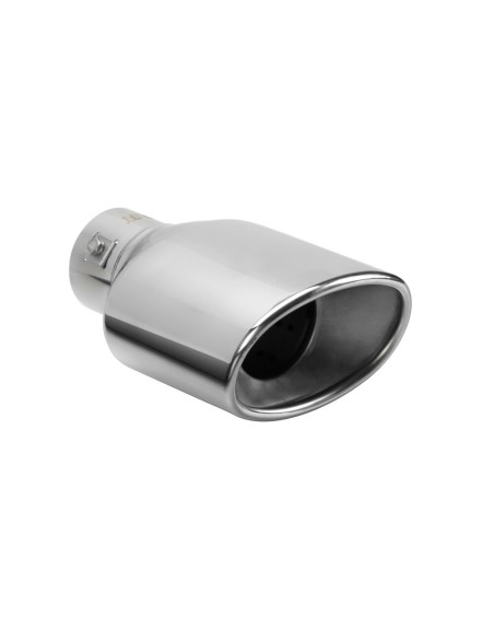 Terminale scarico universale inox singolo TS 76 37 60mm