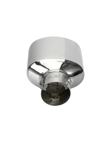 Terminale scarico universale inox singolo TS 76 37 60mm