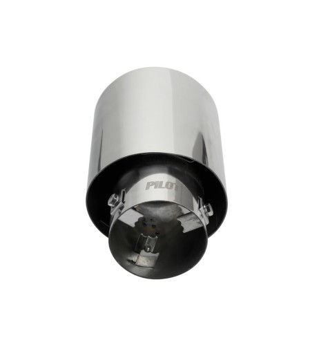 Terminale scarico universale inox singolo TS 78 41 77mm