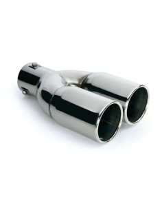 Terminale scarico universale inox doppio TS 23 36 54mm