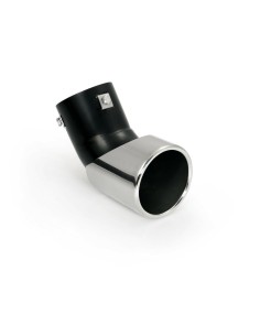 Terminale scarico universale inox singolo gomito regolabile TS 45 50 63mm