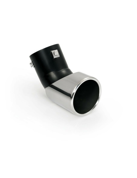 Terminale scarico universale inox singolo gomito regolabile TS 45 50 63mm