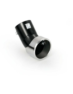 Terminale scarico universale inox singolo gomito regolabile TS 60 37 49mm