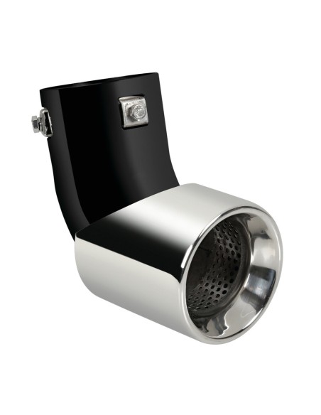 Terminale scarico universale inox singolo regolabile TS 68 40 62mm