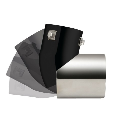 Terminale scarico universale inox singolo regolabile TS 68 40 62mm