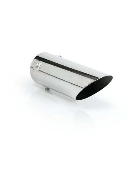 Terminale scarico universale inox singolo T 4 37 50mm