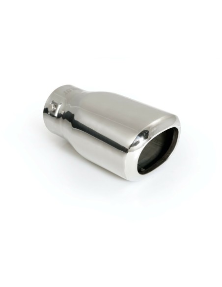 Terminale scarico universale inox singolo TS 10 45 55mm