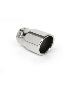 Terminale scarico universale inox singolo TS 15 36 48mm