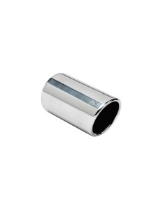 Terminale scarico universale inox singolo TS 16L 40 60mm