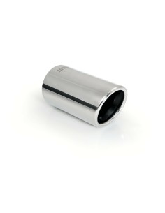 Terminale scarico universale inox singolo TS 16S 35 53mm