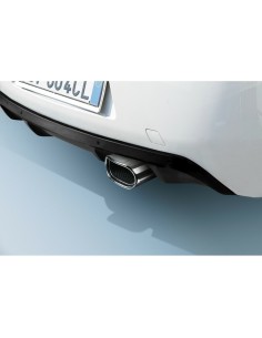 Terminale scarico universale inox singolo TS 27 33 41mm 2