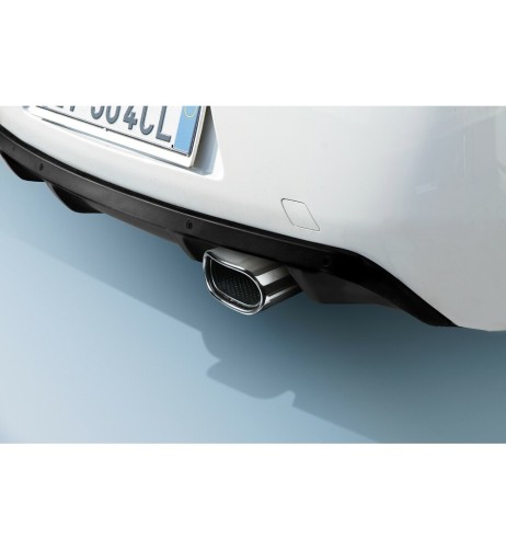 Terminale scarico universale inox singolo TS 27 33 41mm