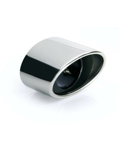 Terminale scarico universale inox singolo TS 32 53 59mm