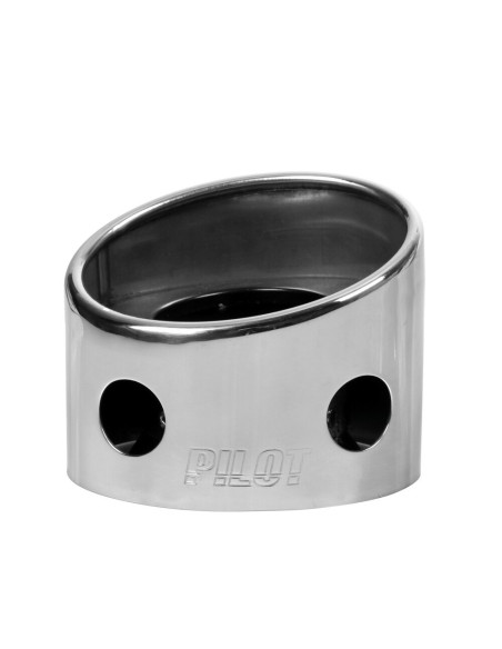 Terminale scarico universale inox singolo TS 32 53 59mm