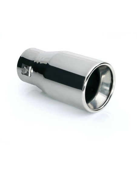 Terminale scarico universale inox singolo TS 35 36 42mm