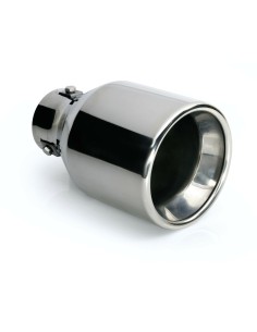 Terminale scarico universale inox singolo TS 37 38 49mm