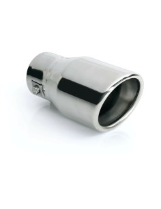 Terminale scarico universale inox singolo TS 38 35 42mm