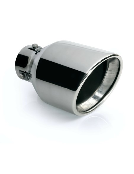 Terminale scarico universale inox singolo TS 40 38 49mm