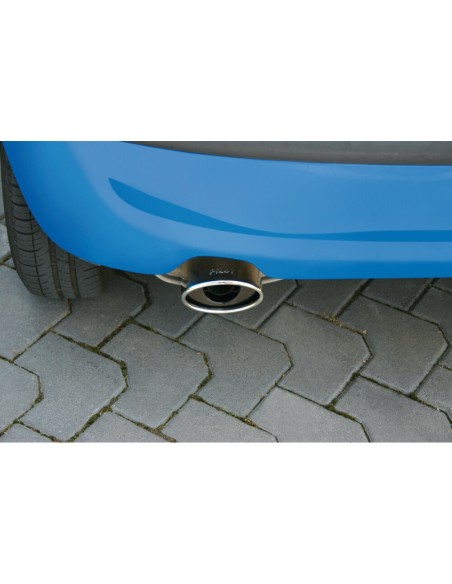 Terminale scarico universale inox singolo TS 500 40 54mm