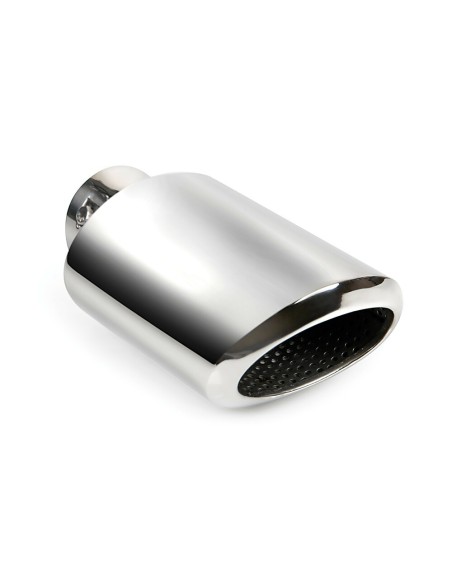 Terminale scarico universale inox singolo TS 56 38 52mm