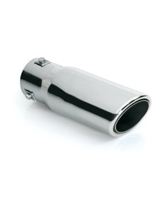 Terminale scarico universale inox singolo TS 62 38 49mm