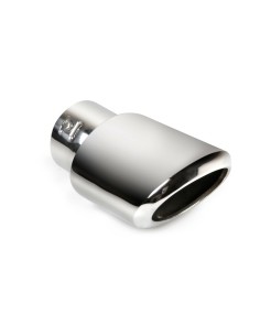Terminale scarico universale inox singolo TS 64 38 58mm