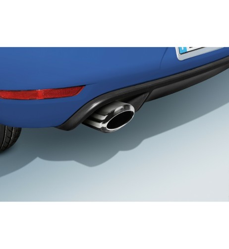 Terminale scarico universale inox singolo TS 64 38 58mm