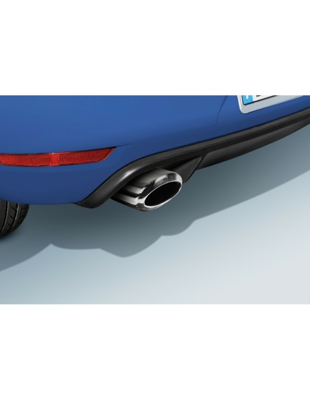 Terminale scarico universale inox singolo TS 64 38 58mm