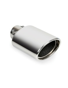Terminale scarico universale inox singolo TS 65 37 42mm